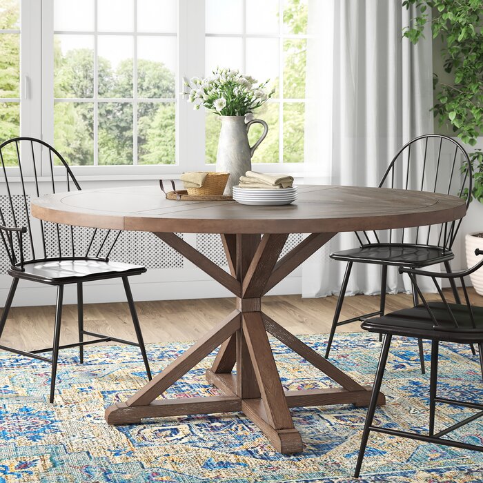 Samson Solid Wood Dining Table & Reviews | Birch Lane